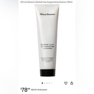 African Botanics Baobab Clay Cleanser - White and Black